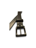 Black stitched belt