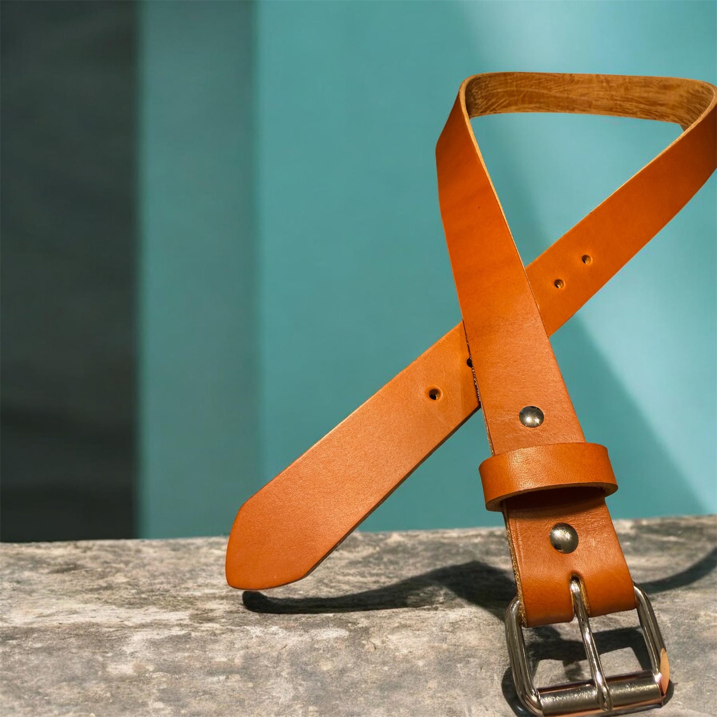 Saddle tan belt￼