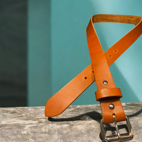 Saddle tan belt￼